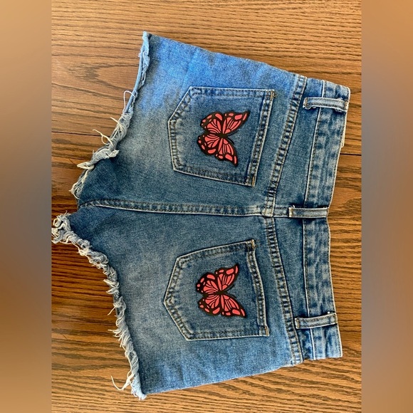Pants - High waist jean shorts